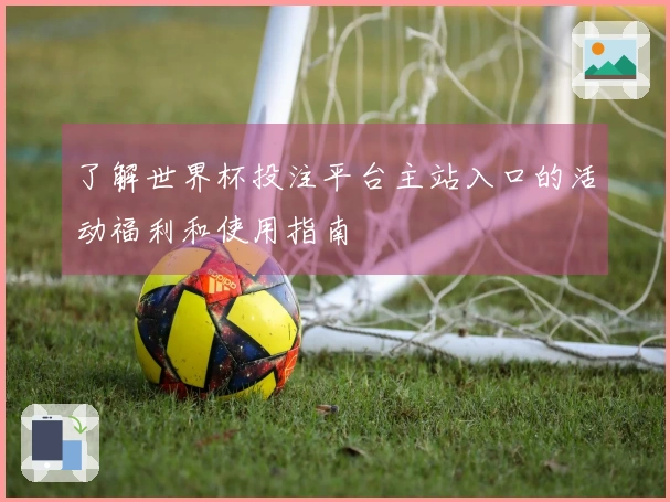 了解世界杯投注平台主站入口的活动福利和使用指南